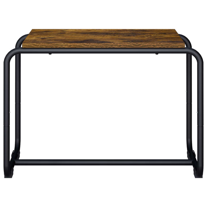 TV-bord 60 x 35,5 x 42 cm Røget eg Konstrueret træ