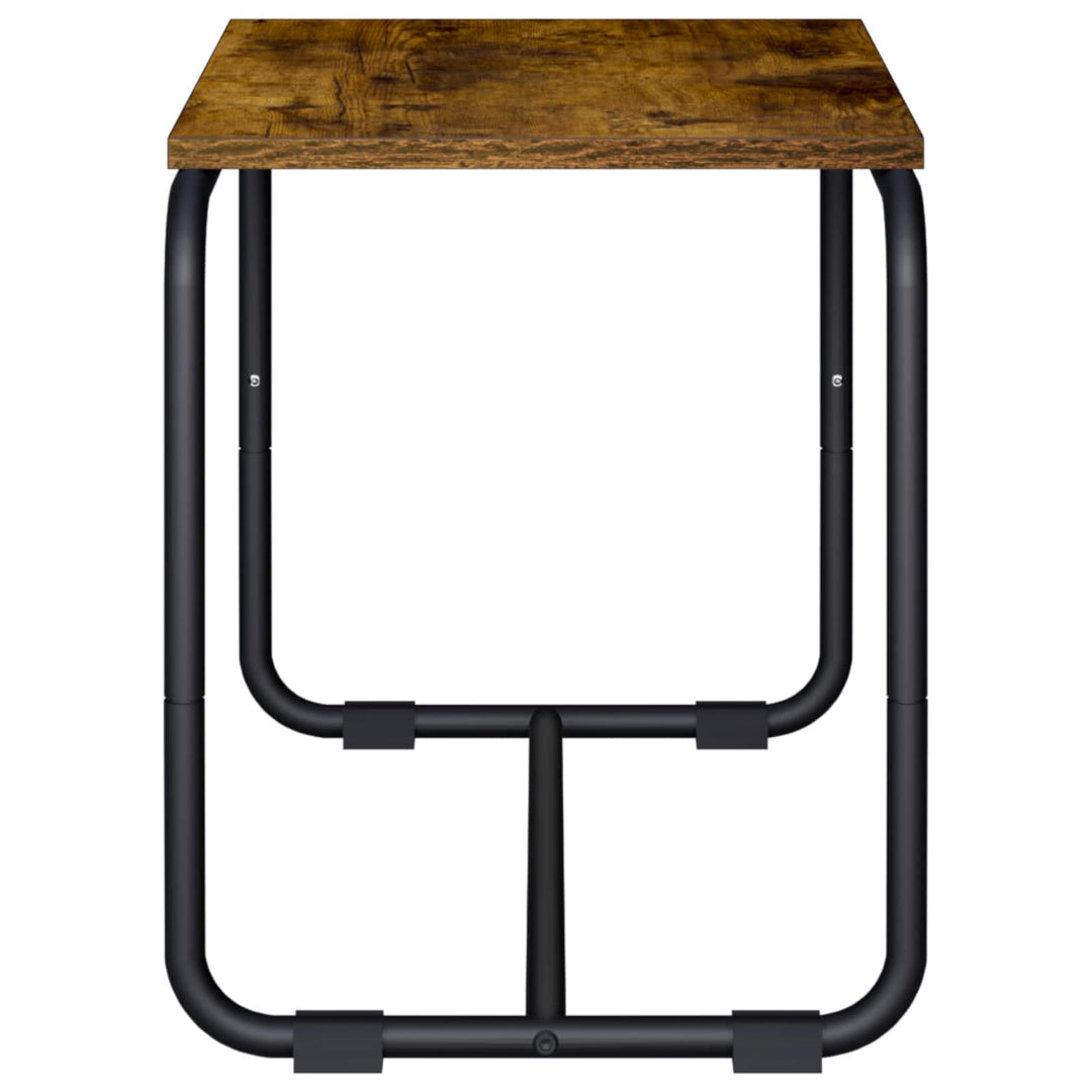 TV-bord 60 x 35,5 x 42 cm Røget eg Konstrueret træ