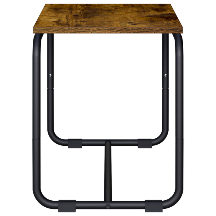 TV-bord 60 x 35,5 x 42 cm Røget eg Konstrueret træ