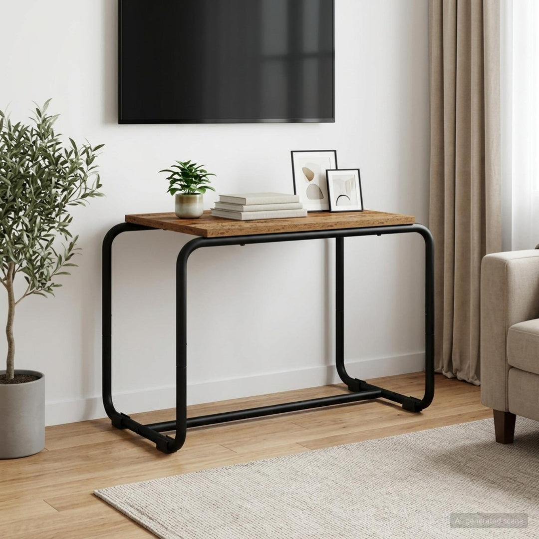 TV-bord 60 x 35,5 x 42 cm Gammelt træ Konstrueret træ