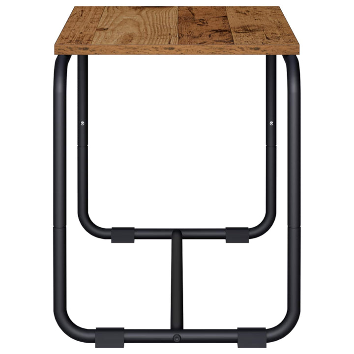 TV-bord 60 x 35,5 x 42 cm Gammelt træ Konstrueret træ