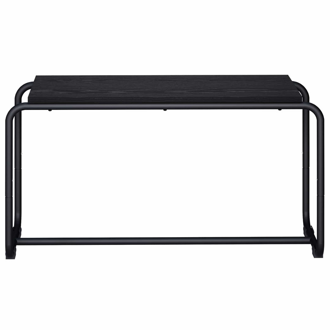 TV-bord 80 x 35,5 x 42 cm Sort eg Konstrueret træ