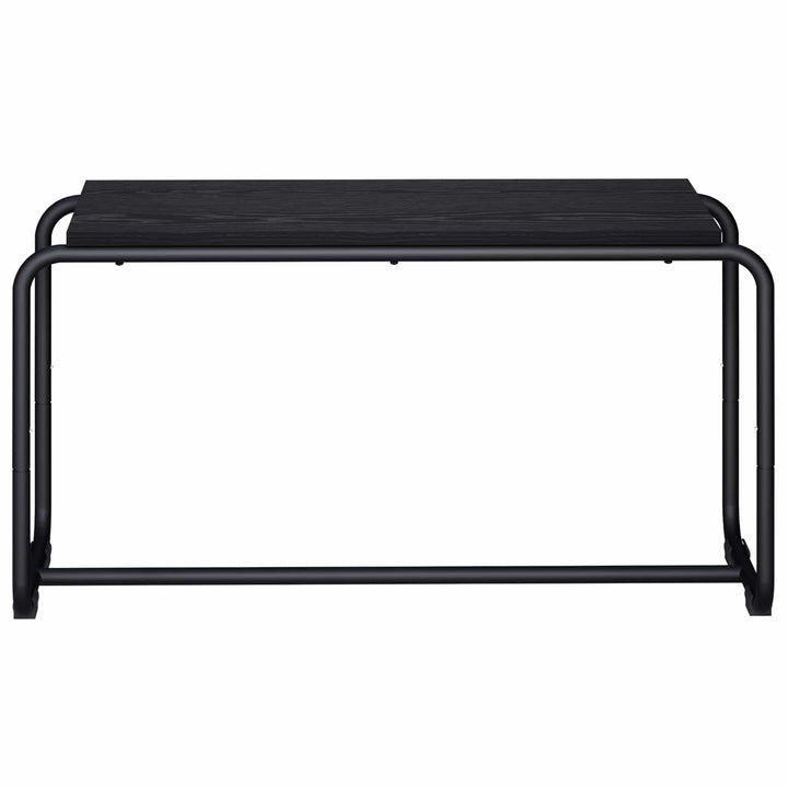 TV-bord 80 x 35,5 x 42 cm Sort eg Konstrueret træ