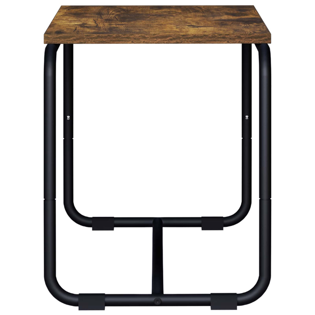 TV-bord 80 x 35,5 x 42 cm Røget eg Konstrueret træ