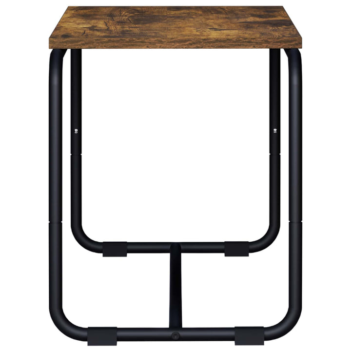 TV-bord 80 x 35,5 x 42 cm Røget eg Konstrueret træ