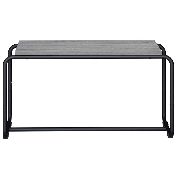 TV-bord 80 x 35,5 x 42 cm Grå Sonoma Konstrueret træ