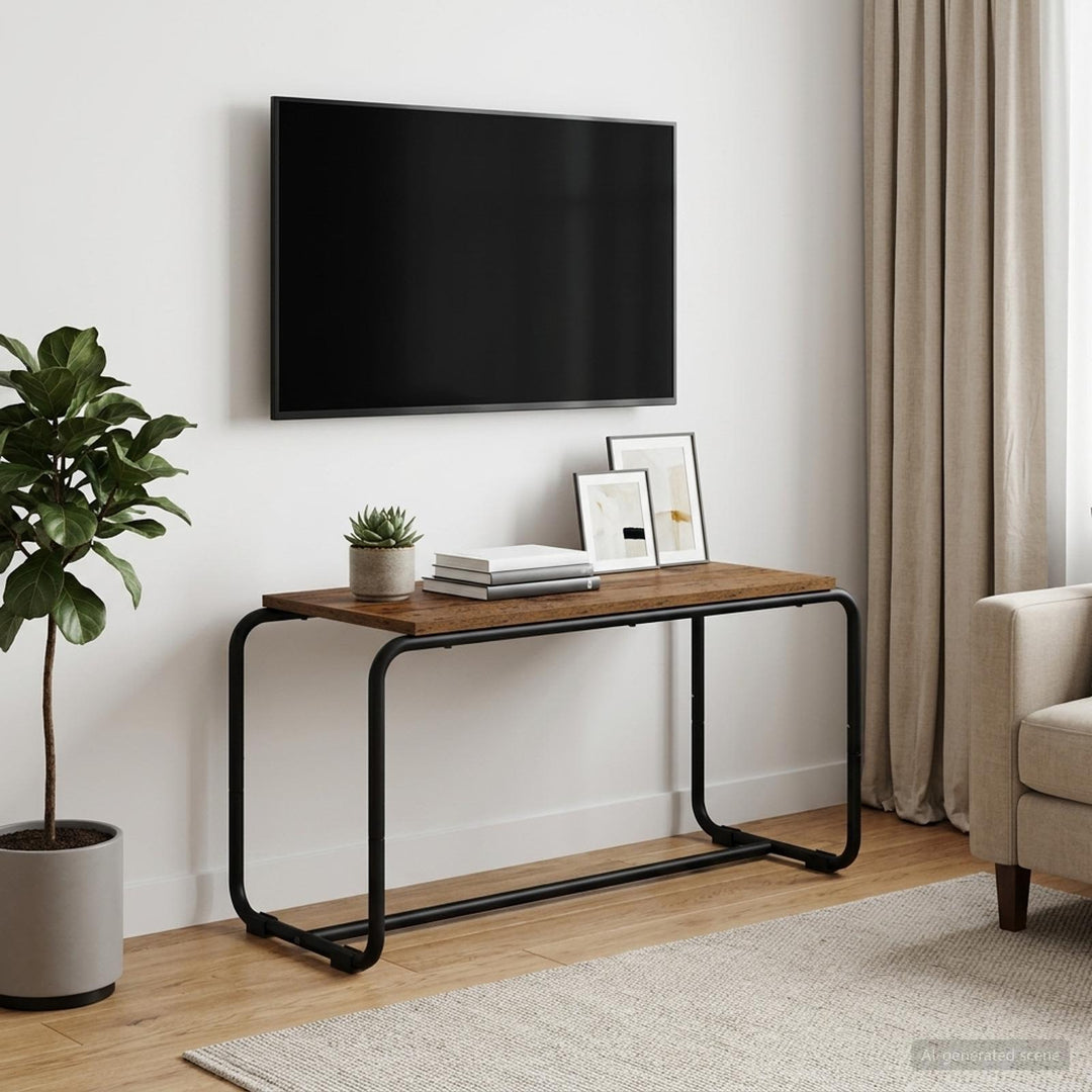 TV-bord 80 x 35,5 x 42 cm Gammelt træ Konstrueret træ