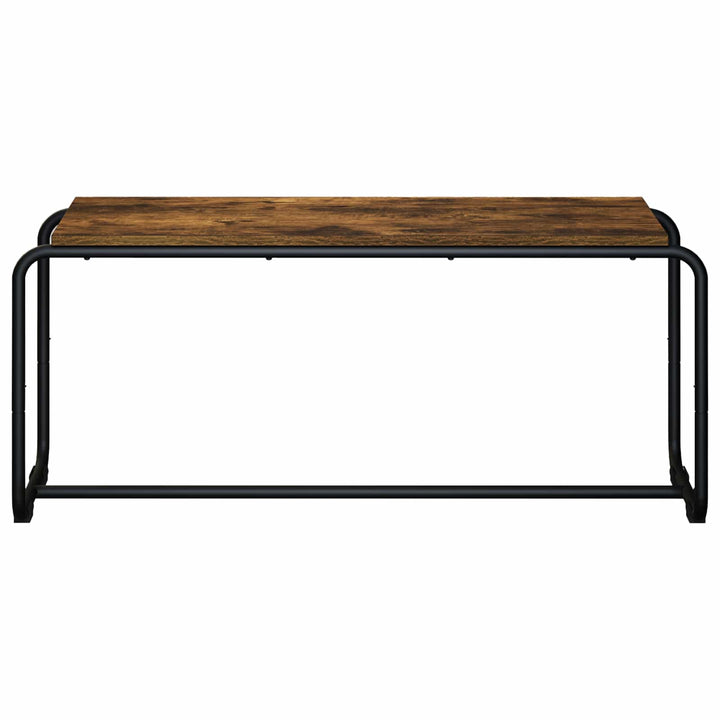TV-bord 98 x 35,5 x 42 cm Røget eg Konstrueret træ