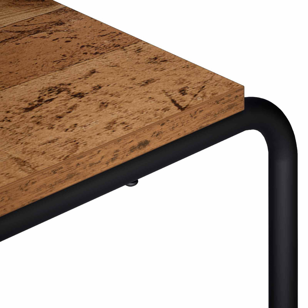 TV-bord 98 x 35,5 x 42 cm Gammelt træ Konstrueret træ