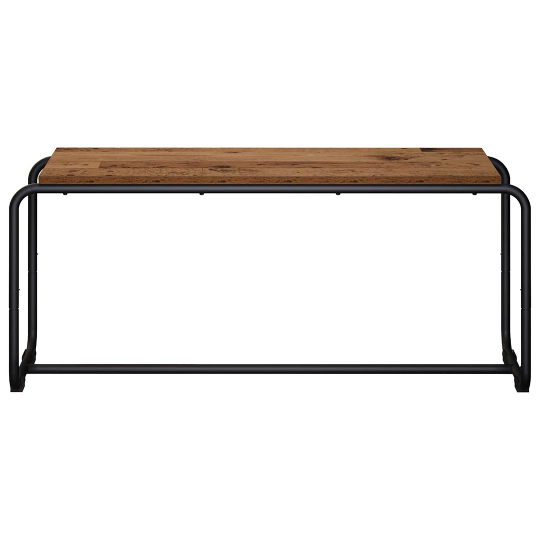 TV-bord 98 x 35,5 x 42 cm Gammelt træ Konstrueret træ