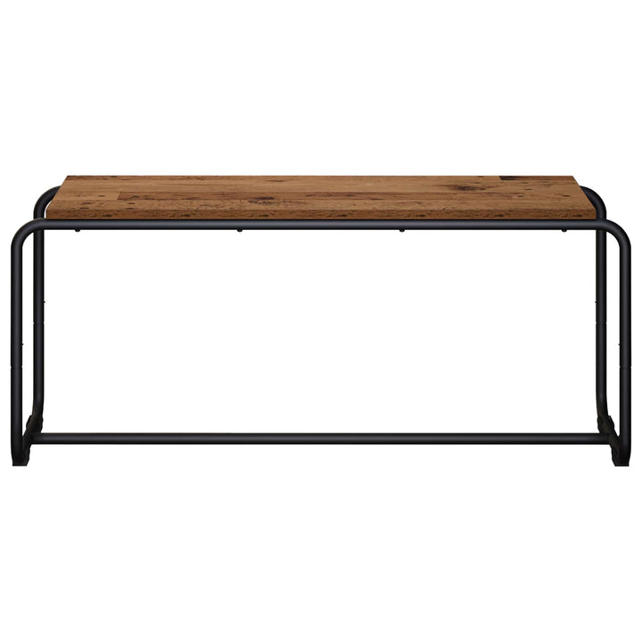TV-bord 98 x 35,5 x 42 cm Gammelt træ Konstrueret træ