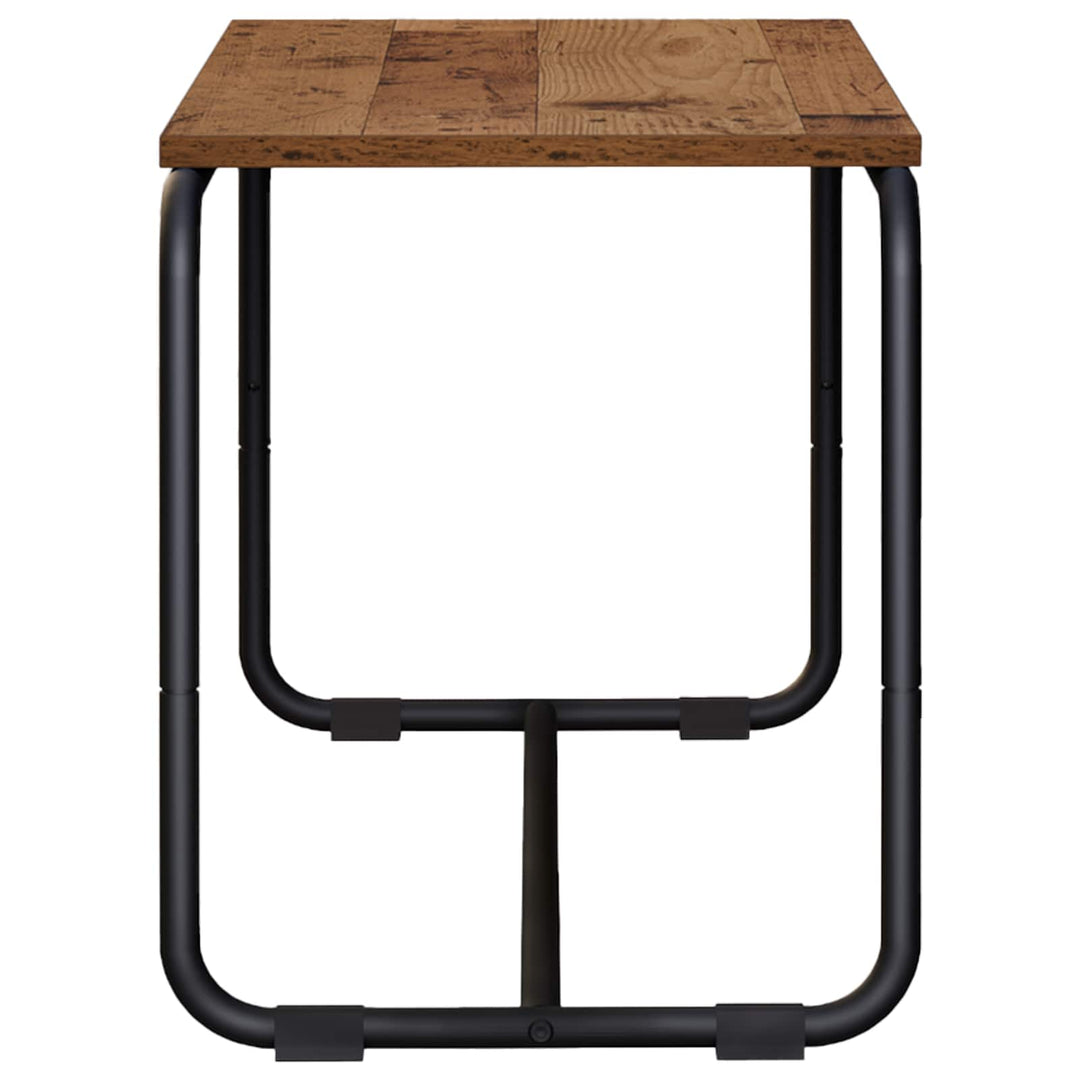 TV-bord 98 x 35,5 x 42 cm Gammelt træ Konstrueret træ