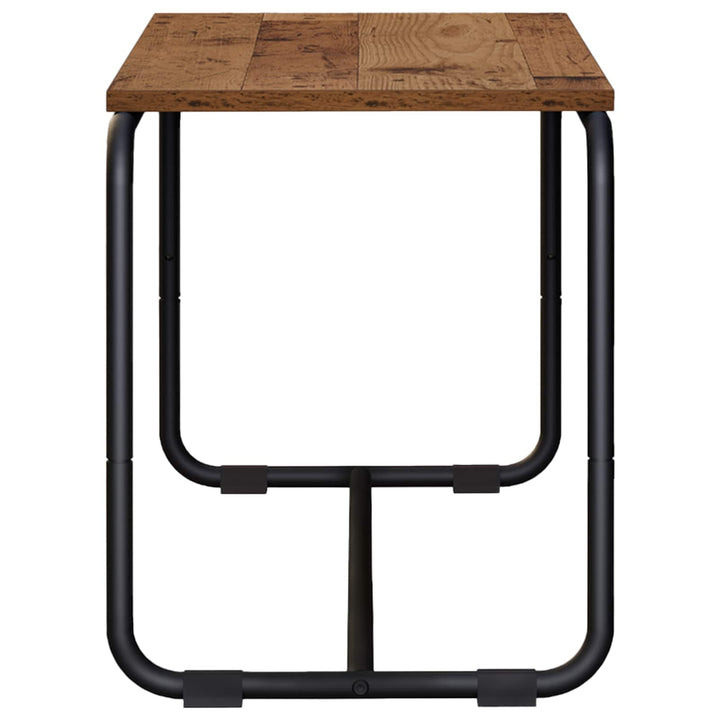 TV-bord 98 x 35,5 x 42 cm Gammelt træ Konstrueret træ