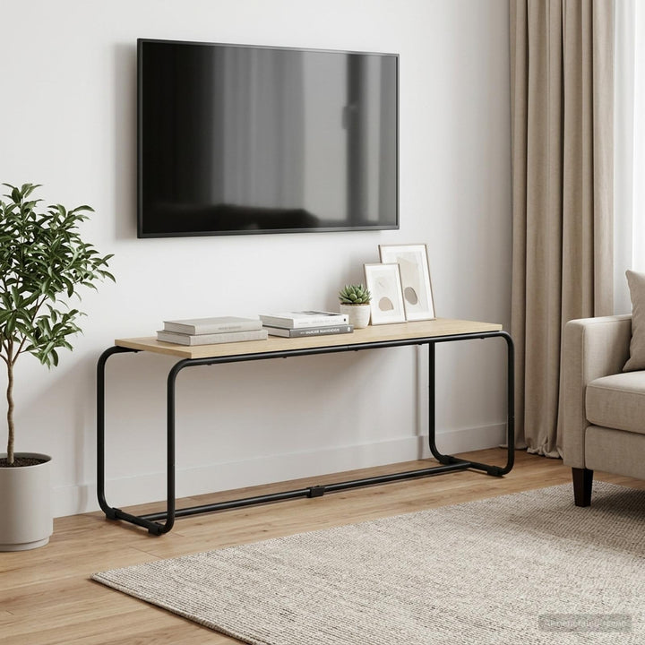 TV-bord 113.5 x 35.5 x 42 cm Sonoma-eg Konstrueret træ