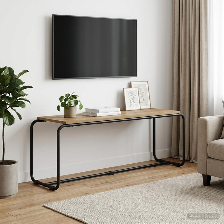 TV-bord 113.5 x 35.5 x 42 cm Artisan-eg Konstrueret træ