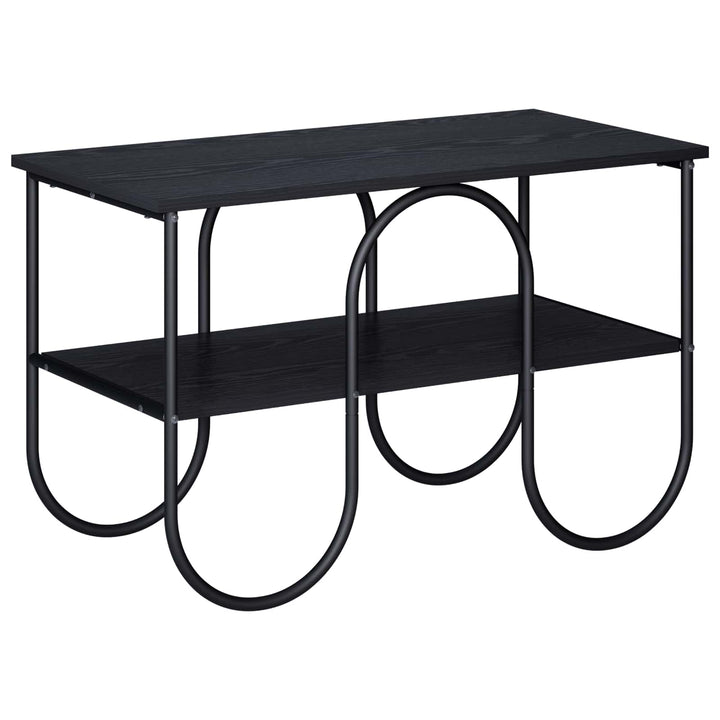TV-bord 80 x 40 x 50 cm Sort eg Konstrueret træ