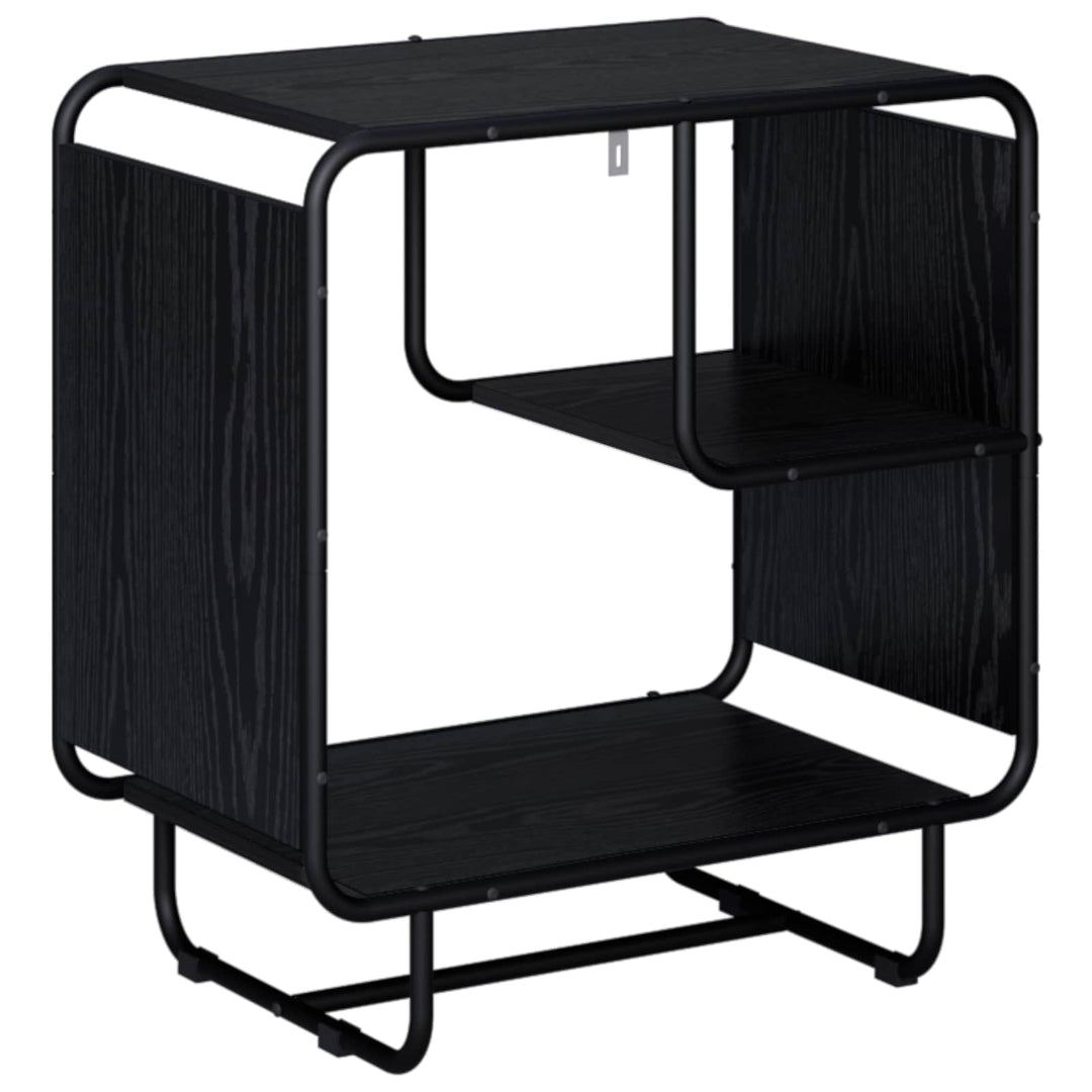 Skænk Sort eg 60 x 37,5 x 64,5 cm Konstrueret træ