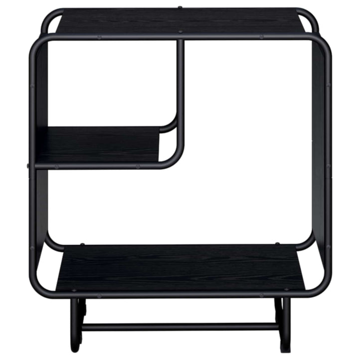 Skænk Sort eg 60 x 37,5 x 64,5 cm Konstrueret træ