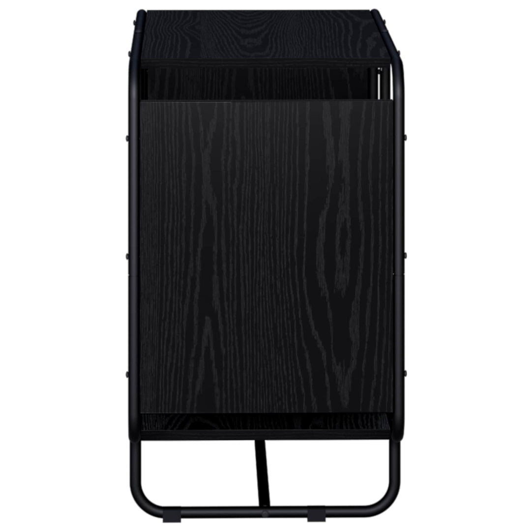 Skænk Sort eg 60 x 37,5 x 64,5 cm Konstrueret træ