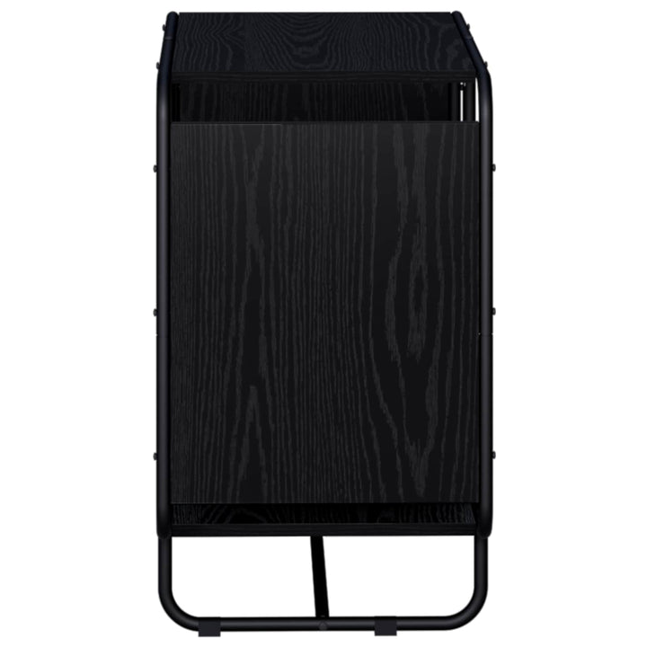 Skænk Sort eg 60 x 37,5 x 64,5 cm Konstrueret træ