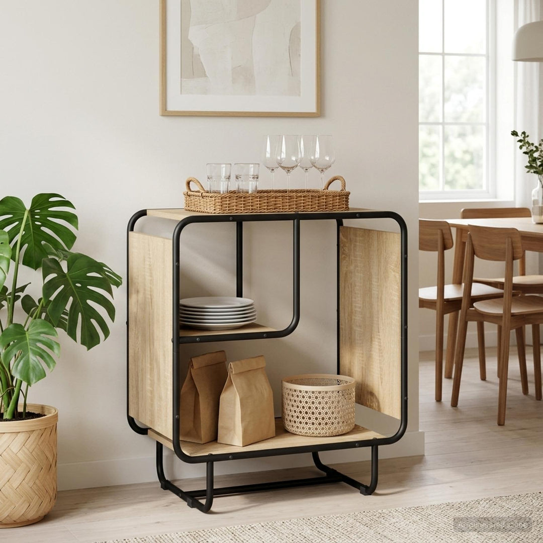 Skænk Sonoma-eg 60 x 37,5 x 64,5 cm Konstrueret træ