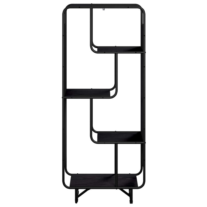 Highboard Sort eg 60 x 37.5 x 144 cm Konstrueret træ