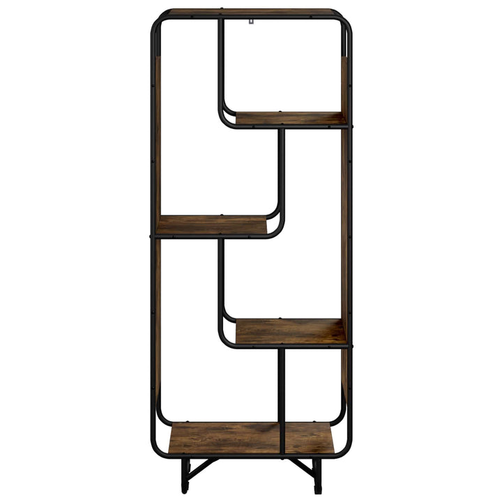 Highboard Røget eg 60 x 37.5 x 144 cm Konstrueret træ