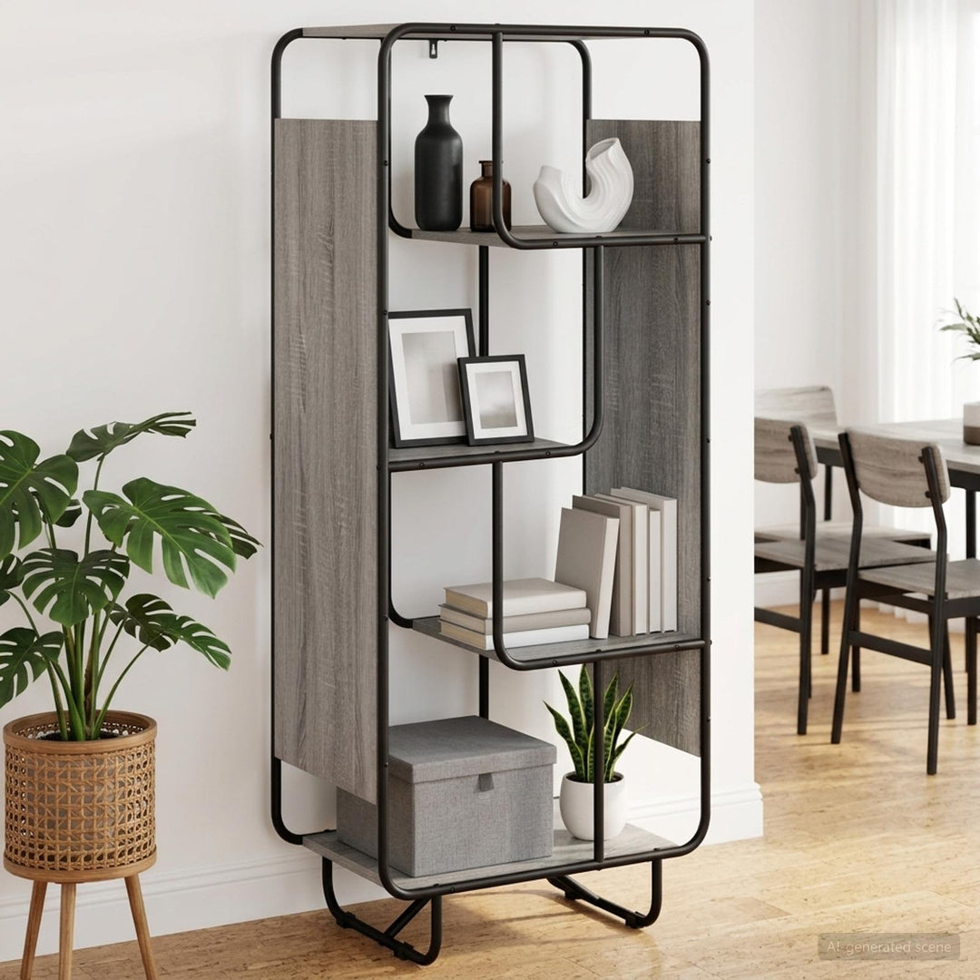 Highboard Grå Sonoma 60 x 37.5 x 144 cm Konstrueret træ