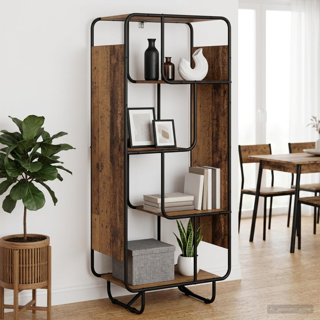 Highboard Gammelt træ 60 x 37.5 x 144 cm Konstrueret træ