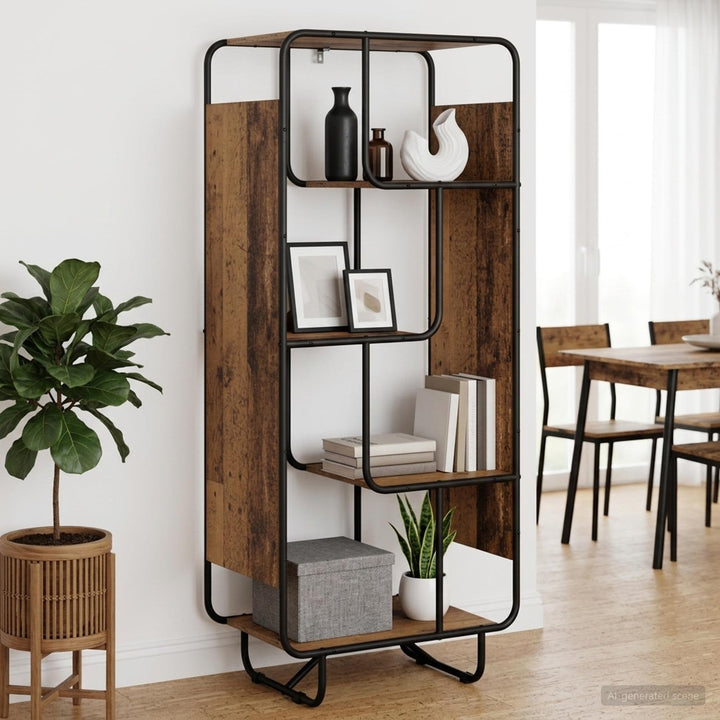 Highboard Gammelt træ 60 x 37.5 x 144 cm Konstrueret træ