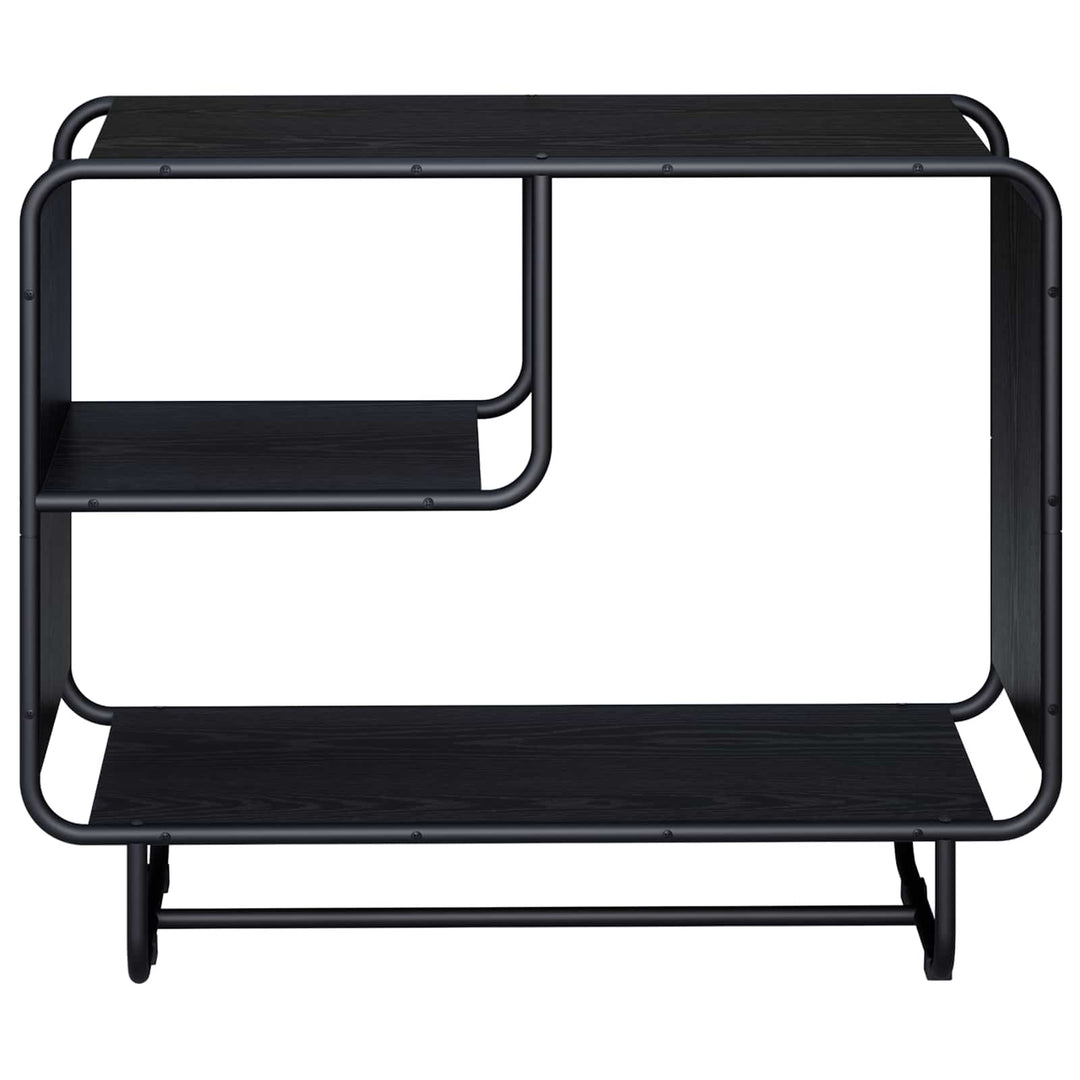Skænk Sort eg 80 x 37.5 x 64.5 cm Konstrueret træ