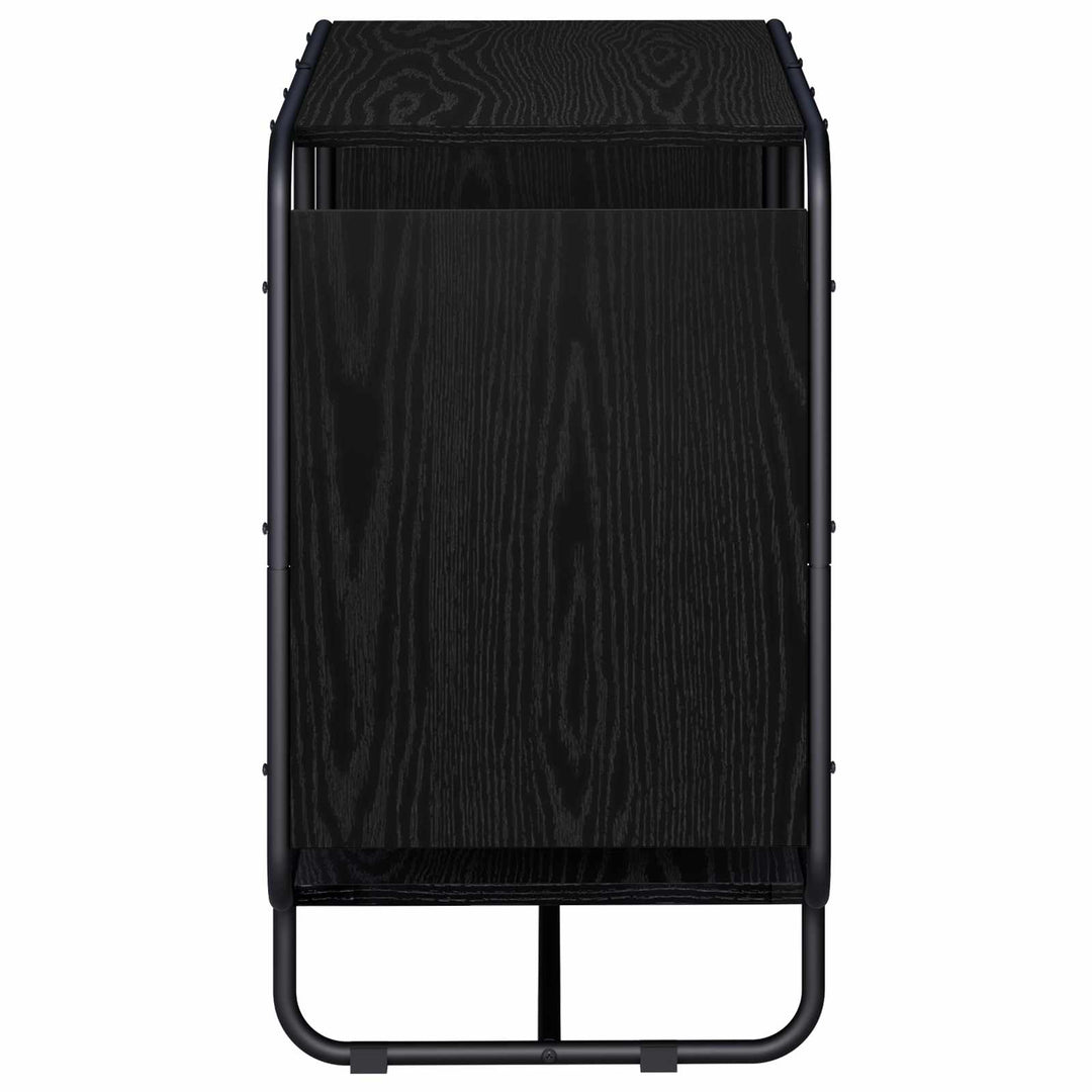 Skænk Sort eg 80 x 37.5 x 64.5 cm Konstrueret træ
