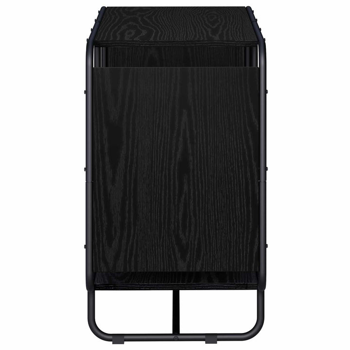 Skænk Sort eg 80 x 37.5 x 64.5 cm Konstrueret træ