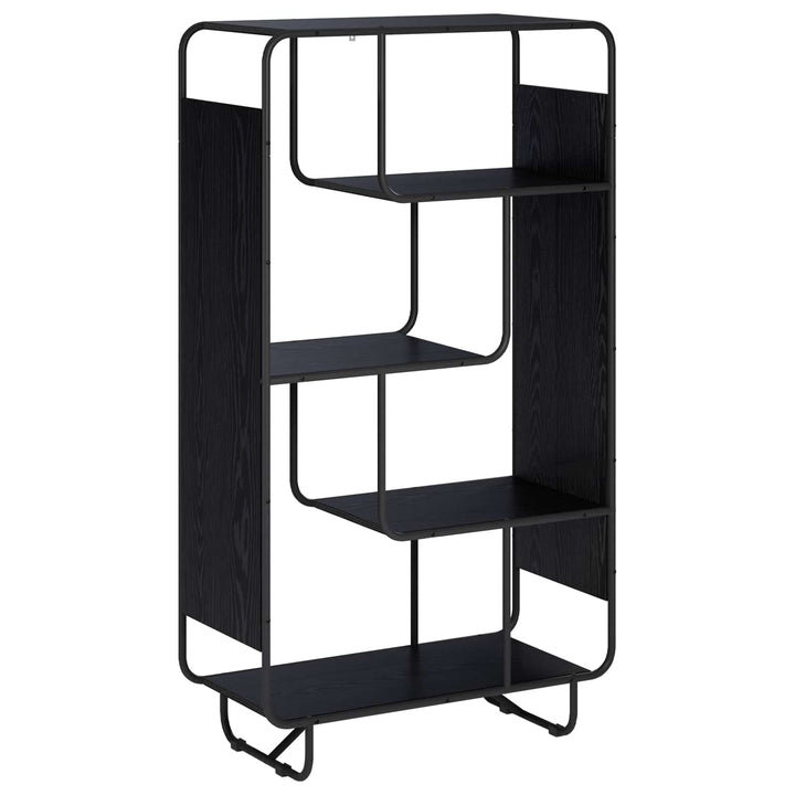 Highboard Sort eg 80 x 37,5 x 144 cm Konstrueret træ
