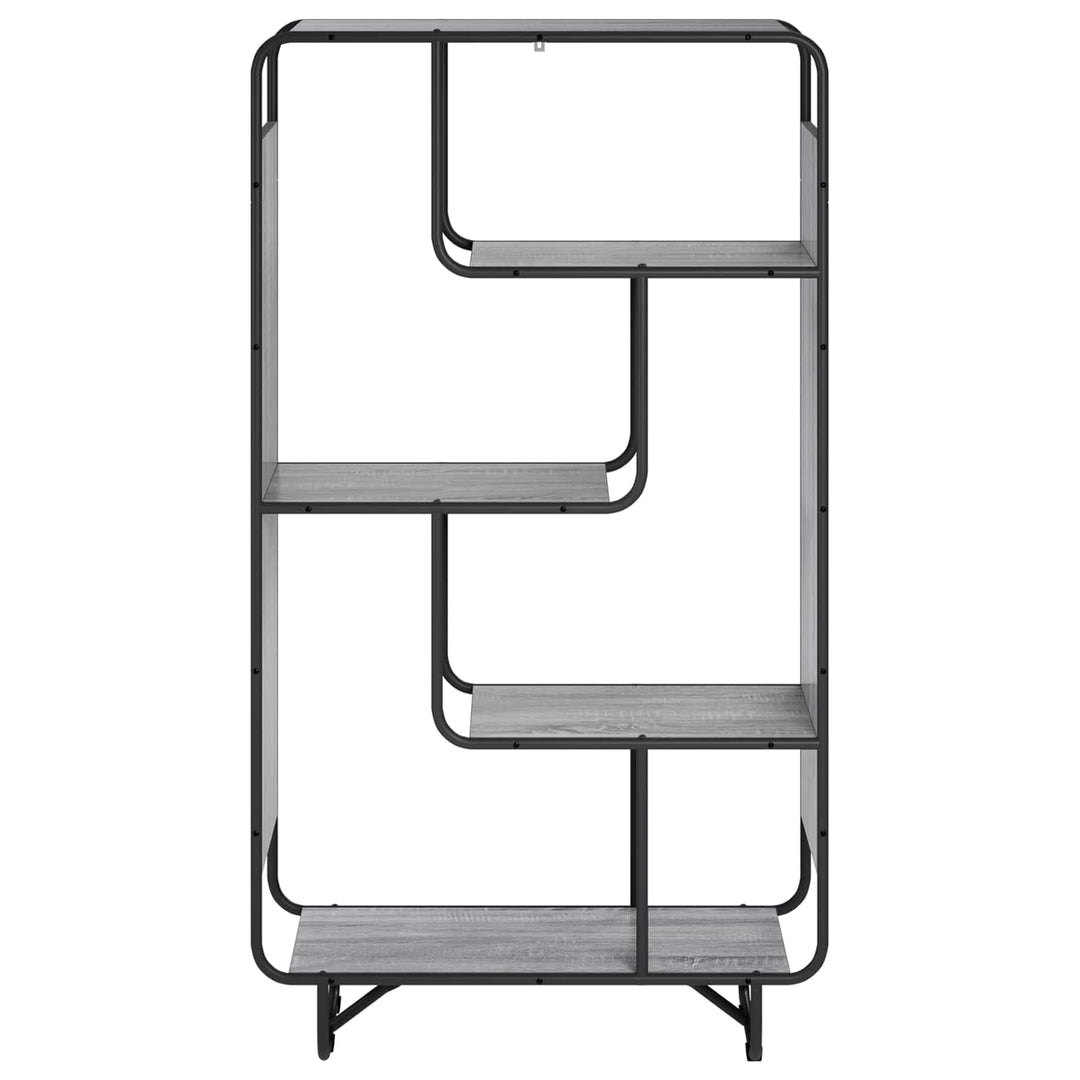 Highboard Grå Sonoma 80 x 37,5 x 144 cm Konstrueret træ