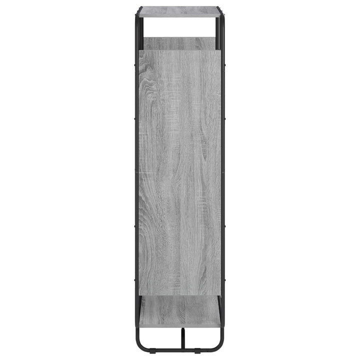 Highboard Grå Sonoma 80 x 37,5 x 144 cm Konstrueret træ