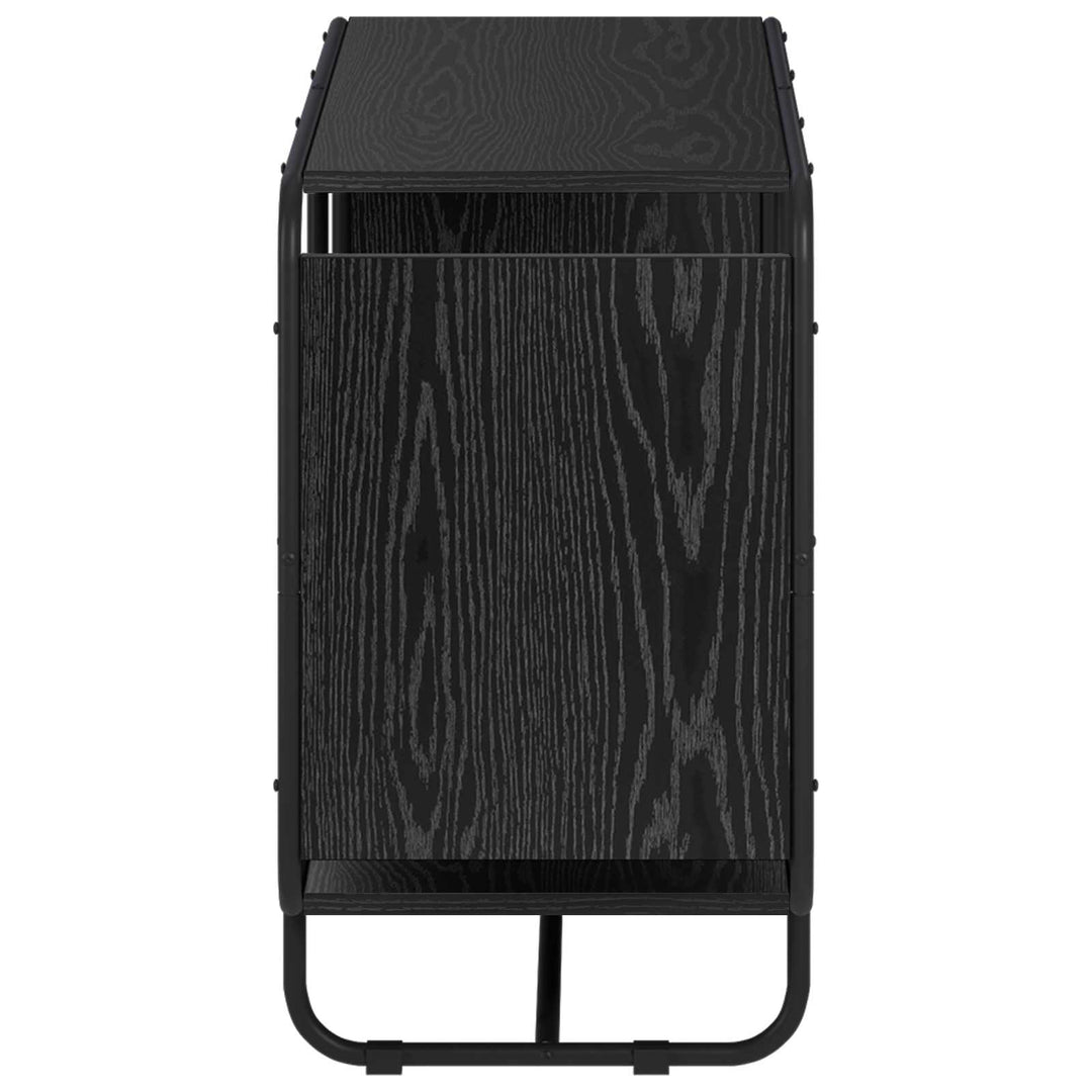 Skænk Sort eg 93.5 x 37.5 x 64.5 cm Konstrueret træ
