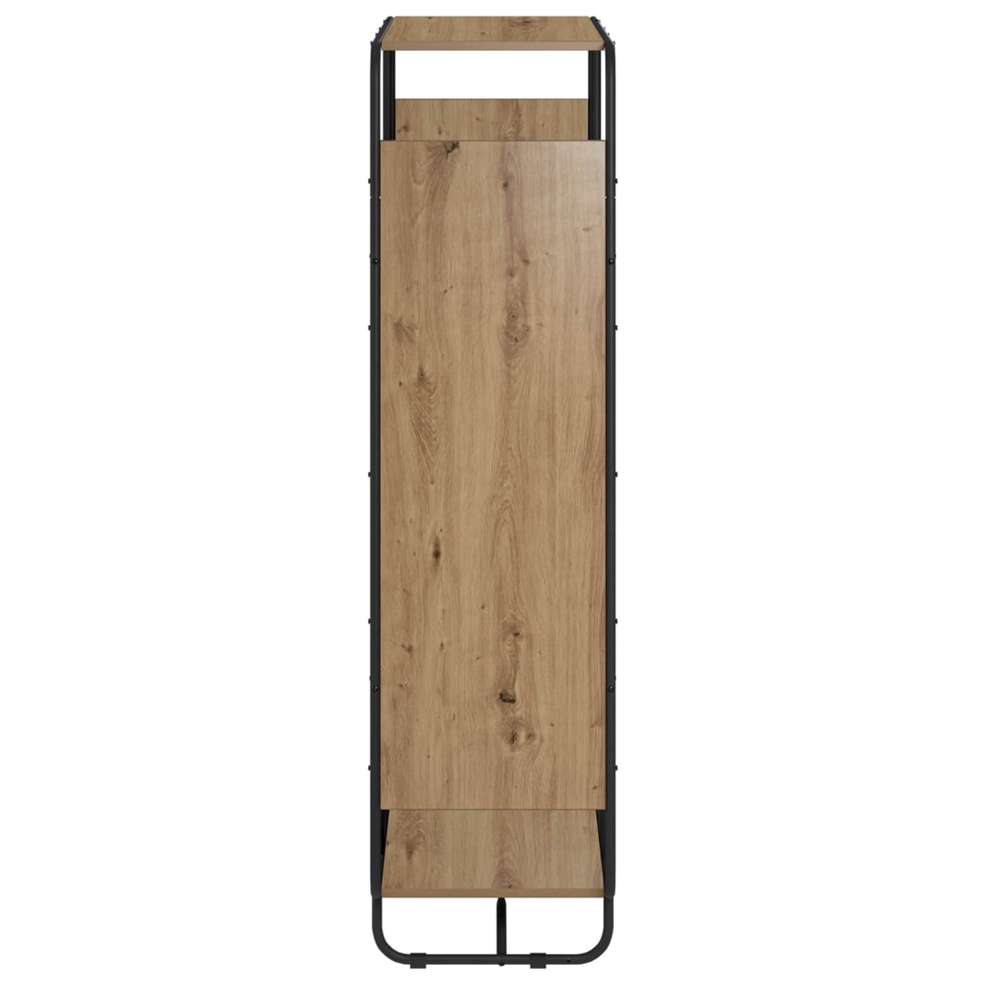 Highboard Artisan-eg 93.5 x 37.5 x 144 cm Konstrueret træ