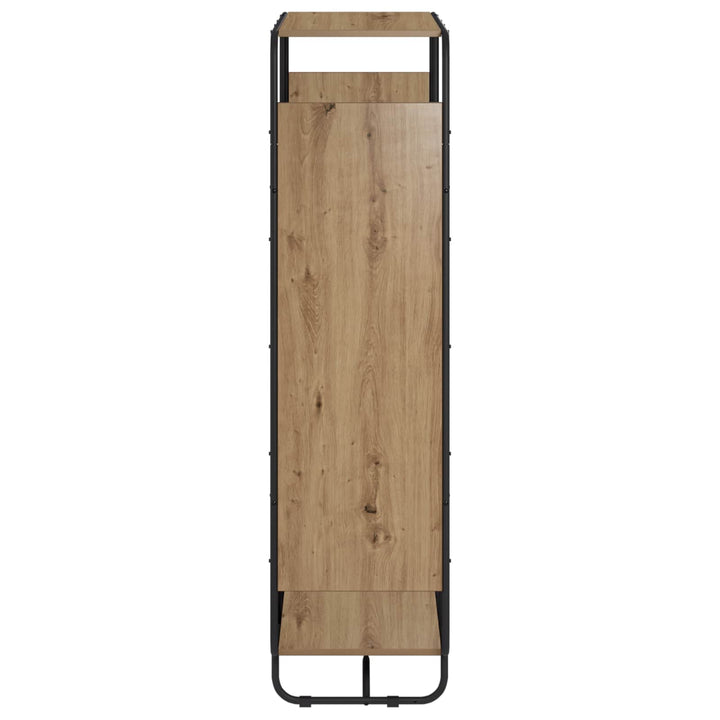 Highboard Artisan-eg 93.5 x 37.5 x 144 cm Konstrueret træ