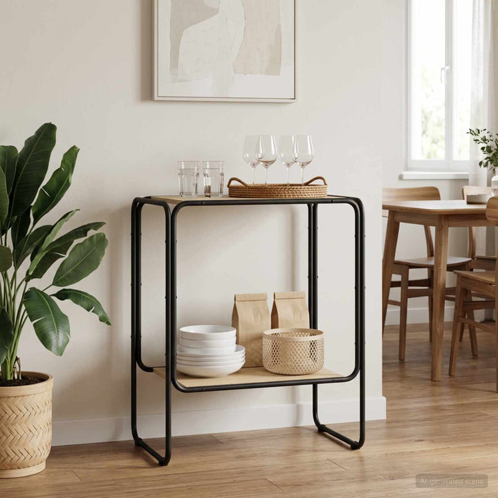 Sideboard Sonoma-eg 60 x 38 x 75 cm Konstrueret træ