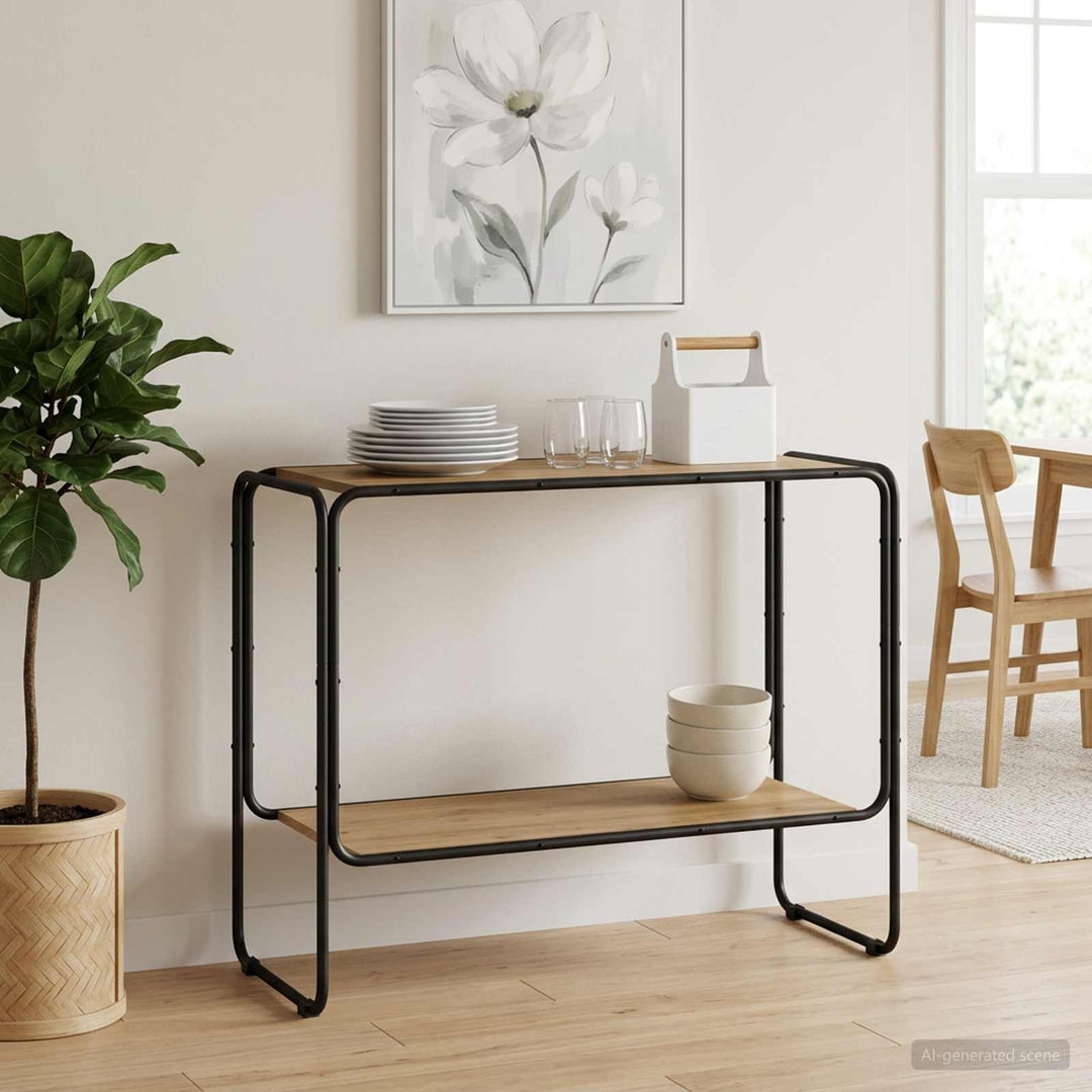 Sideboard Artisan-eg 93,5 x 38 x 75 cm Konstrueret træ