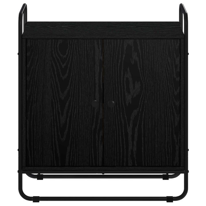 skænk Sort eg 68 x 35 x 75 cm Konstrueret træ