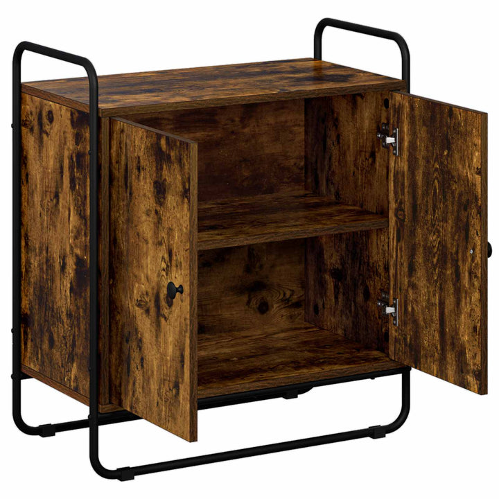 skænk Røget eg 68 x 35 x 75 cm Konstrueret træ