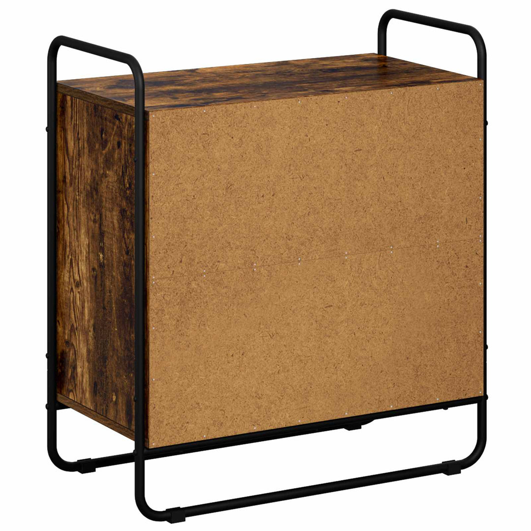 skænk Røget eg 68 x 35 x 75 cm Konstrueret træ