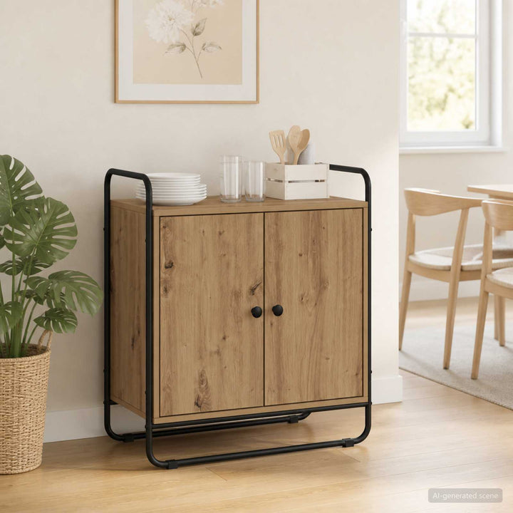skænk Artisan-eg 68 x 35 x 75 cm Konstrueret træ