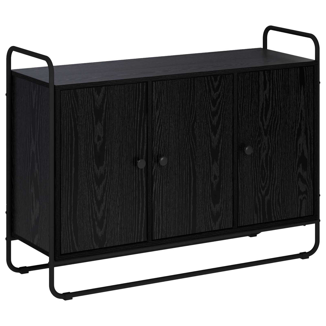 skænk Sort eg 102 x 35 x 75 cm Konstrueret træ