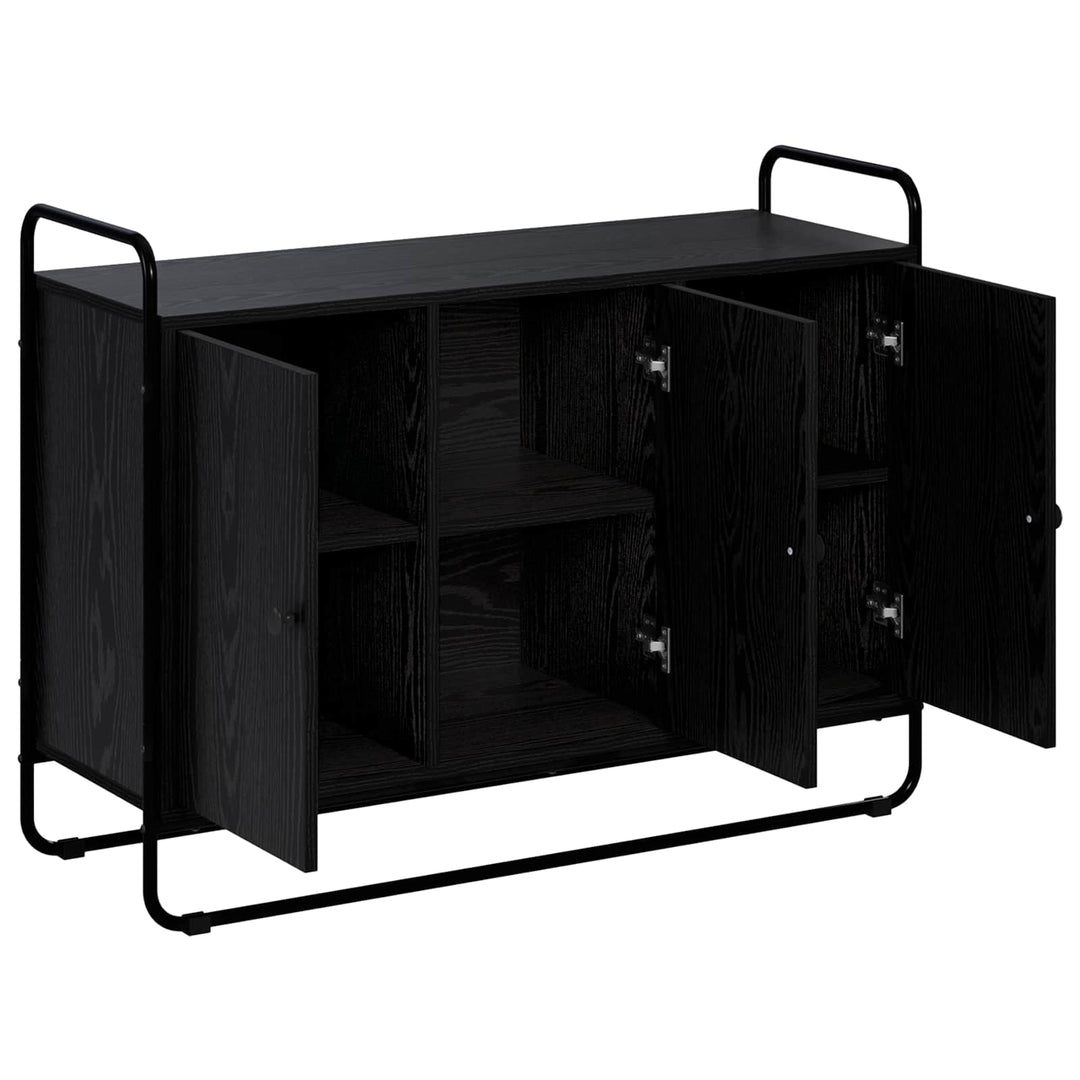 skænk Sort eg 102 x 35 x 75 cm Konstrueret træ