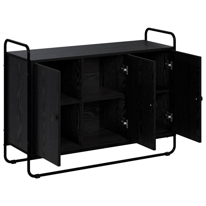 skænk Sort eg 102 x 35 x 75 cm Konstrueret træ