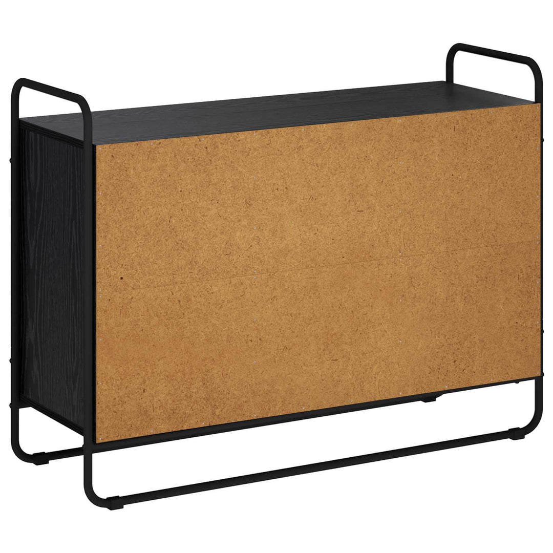skænk Sort eg 102 x 35 x 75 cm Konstrueret træ