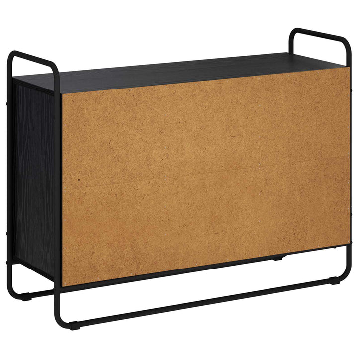 skænk Sort eg 102 x 35 x 75 cm Konstrueret træ